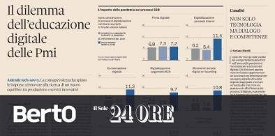 BertO Beispiel für digitale Kompetenz im Artikel von Il Sole 24 Ore von Stefano Micelli